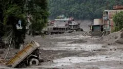Tourist board says 33 UK nationals missing after Nepal-Tibet flash floods