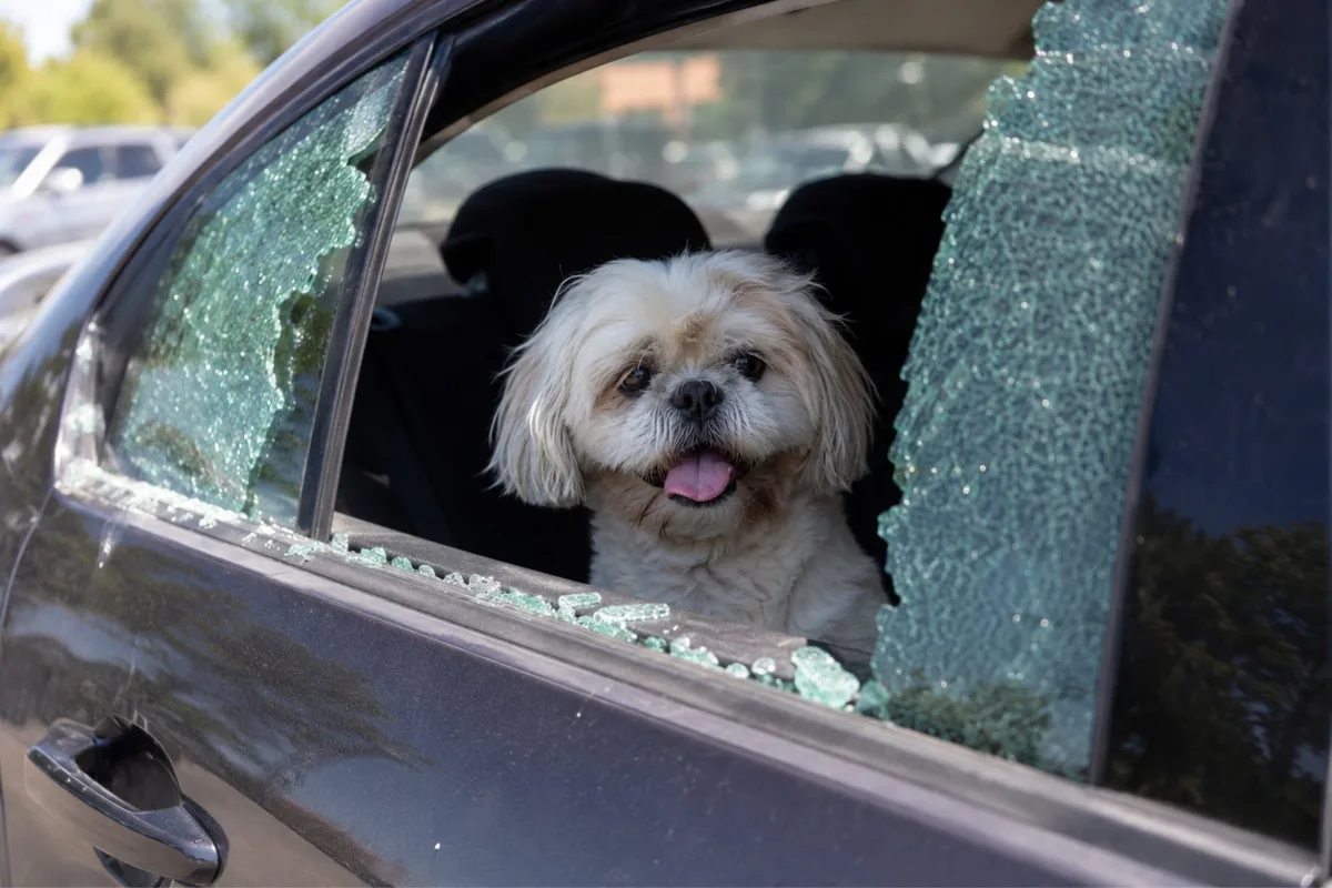 Romper la ventana de un auto para salvar a un perro del calor: cuándo la ley protege a quien lo hace en Florida