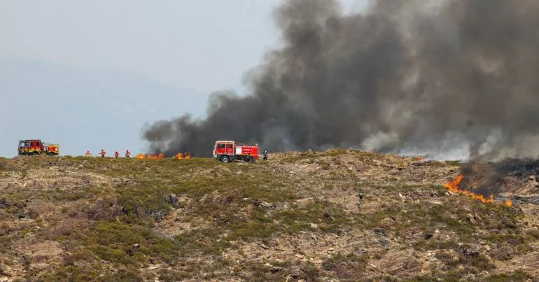 Bombeiros feridos em Arouca com evolução favorável