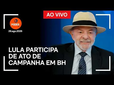 Ao vivo: Lula participa de ato de campanha em BH