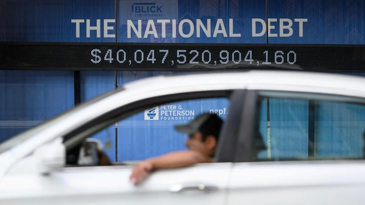 US-Staatsverschuldung: Staatsschulden der USA übersteigen erstmals 40 Billiarden US-Dollar