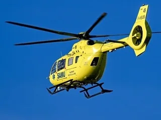 Un blessé grave dans un accident de la route ce mardi après-midi, la victime héliportée