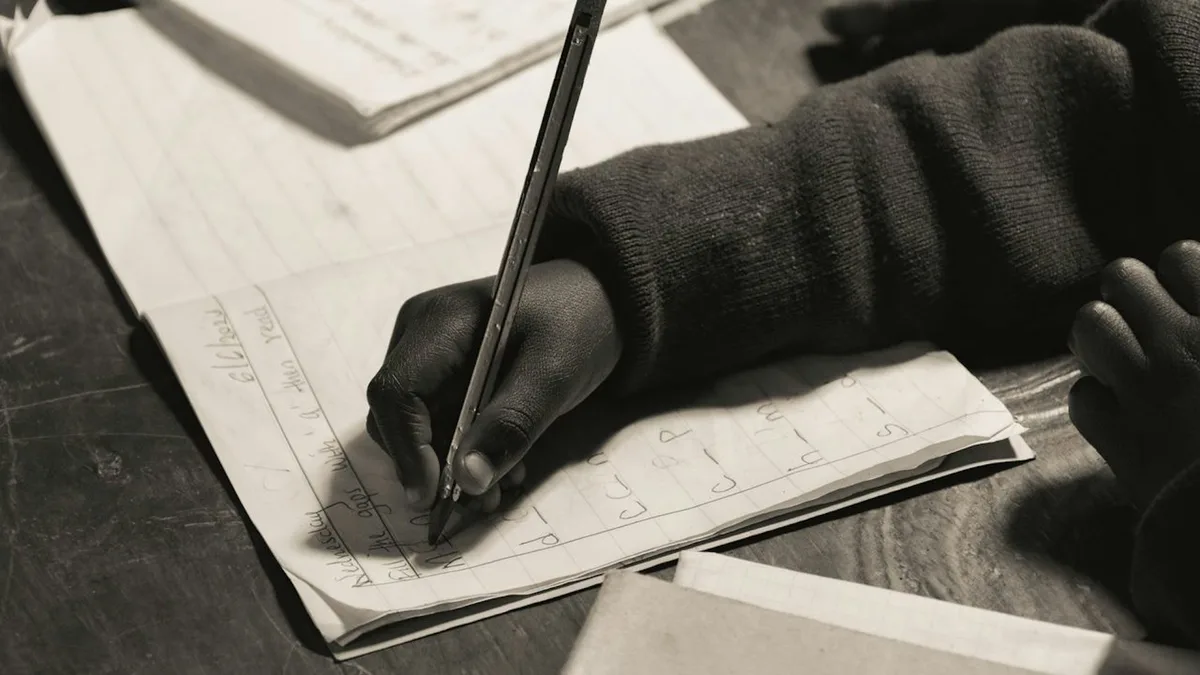 What happened when a South African school switched from English to bilingual science tests