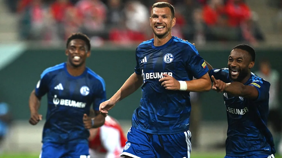 Pokal-Krimi in Halle - Schalke-Sieg nach Schock-Ausgleich