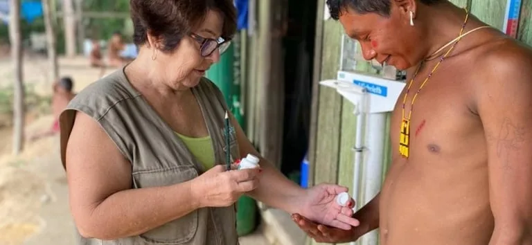 Tratamento contra parasita que causa ‘cegueira dos rios’ alcança 85,4% na Terra Yanomami
