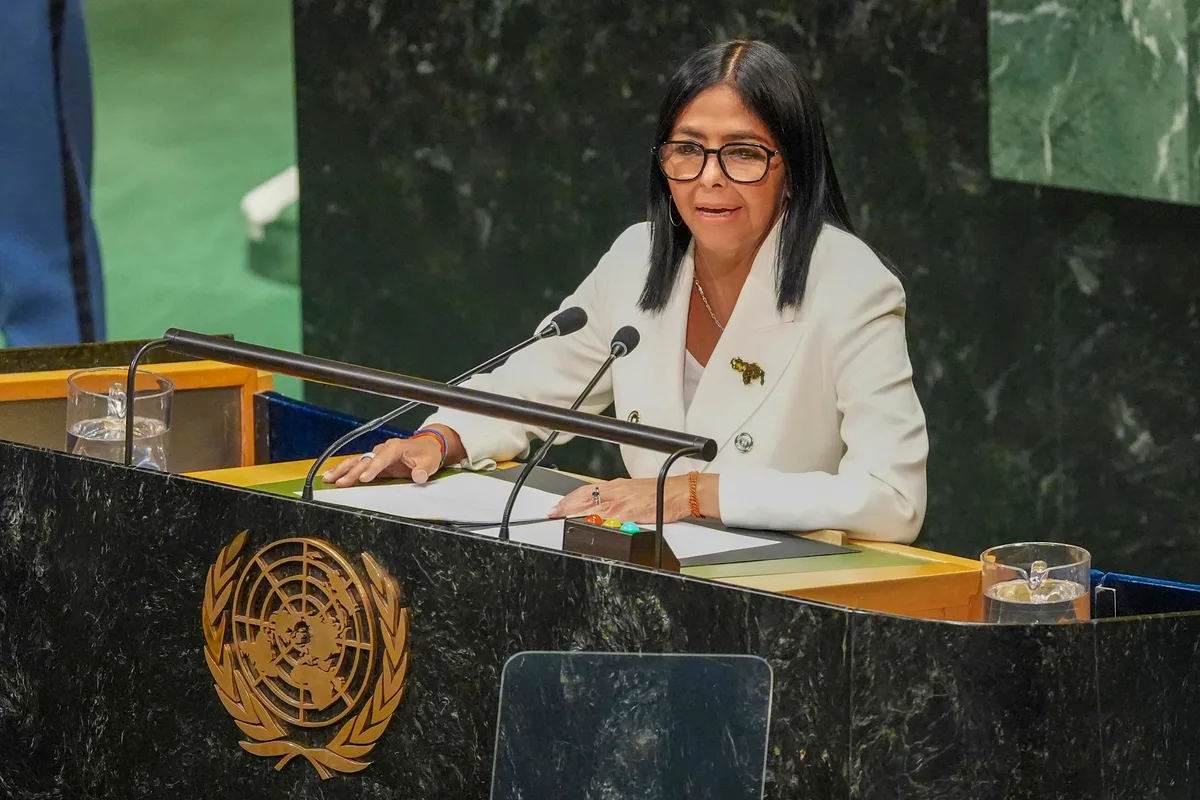 Delcy Rodríguez instó a Guyana en la ONU a “volver a las negociaciones” por el Esequibo