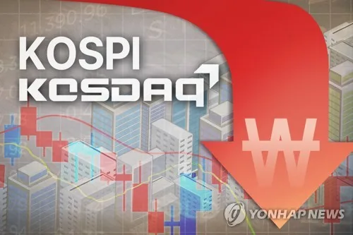 증시 '휘청'에 국내 상장사 시총 하루새 400조원 이상 '증발'(종합)
