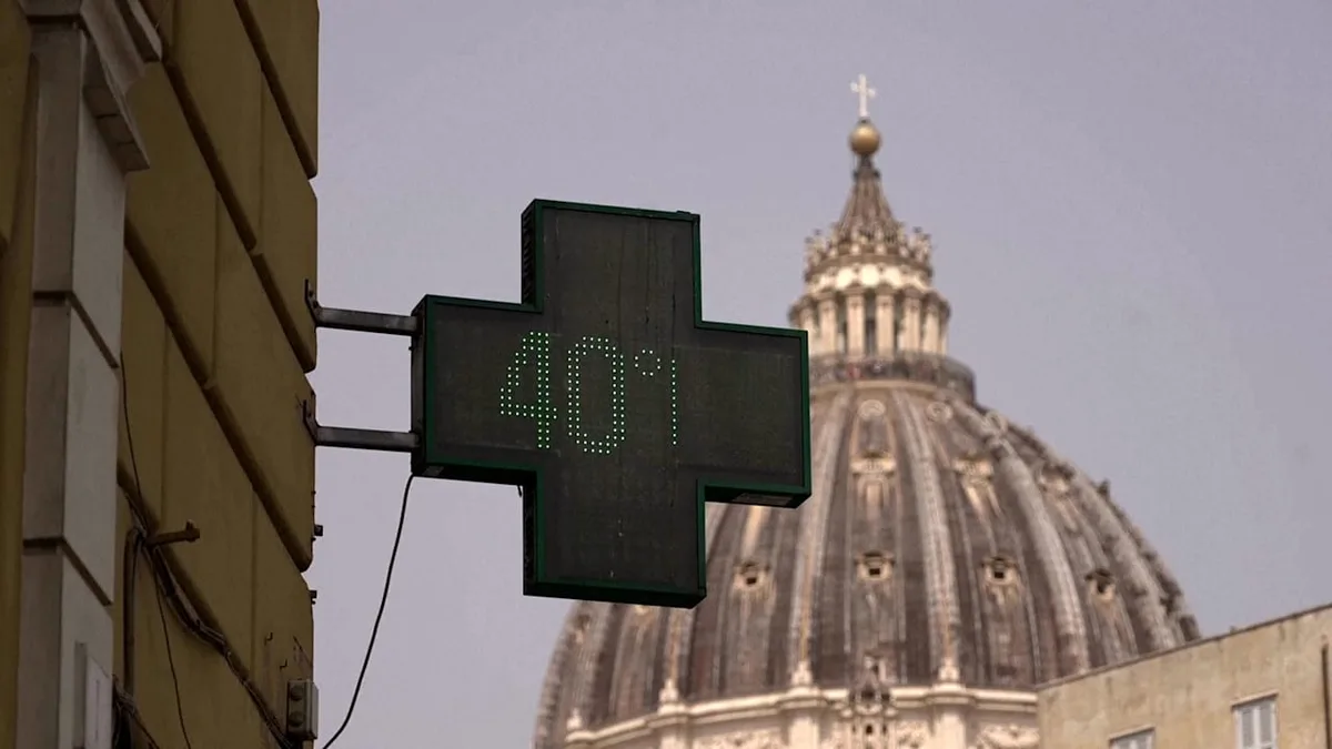 40 Grad - Fünfte Hitzewelle in Folge in Rom