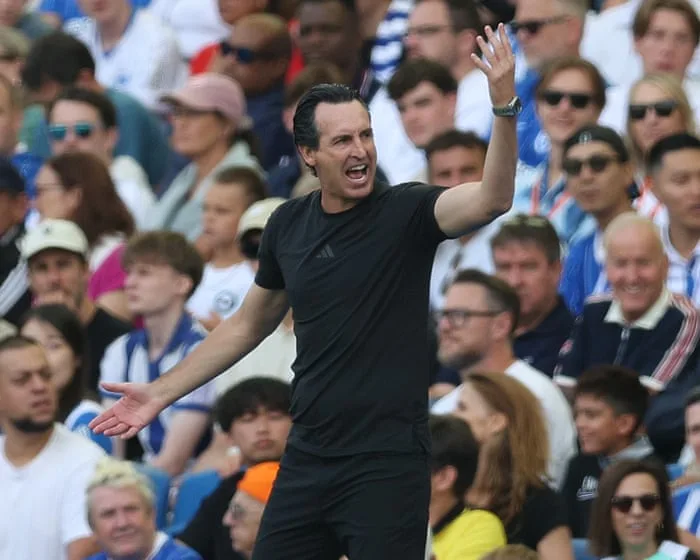 ‘Call his agent’: Emery feels Watkins should explain absence from Villa’s loss at Brighton