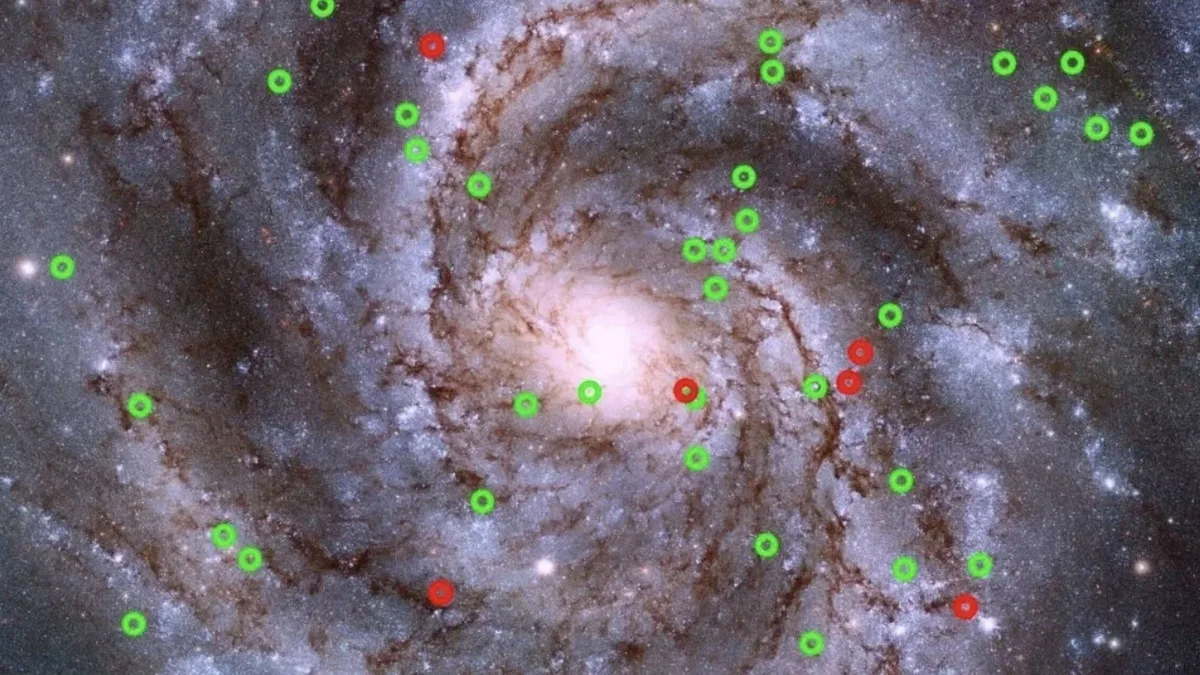 La NASA mira al espacio profundo y encuentra 84 objetos brillantes en 6 galaxias cercanas: son diferentes a todo lo que había visto antes
