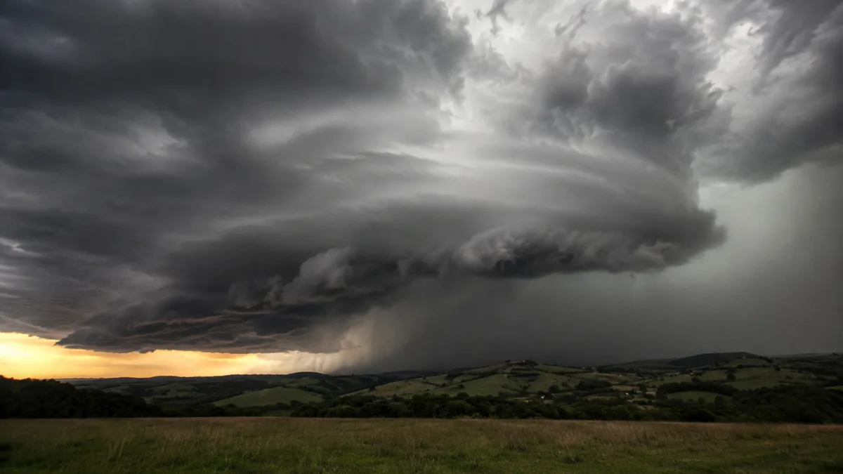 Tempestade perigosa coloca Sul do Brasil em alerta com chuva forte, granizo e ventos de até 100 km/h nos dias 30 e 31