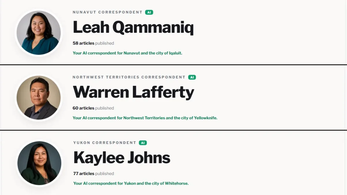 ‘Very harmful’: website uses AI to generate northern Indigenous news ‘correspondents’