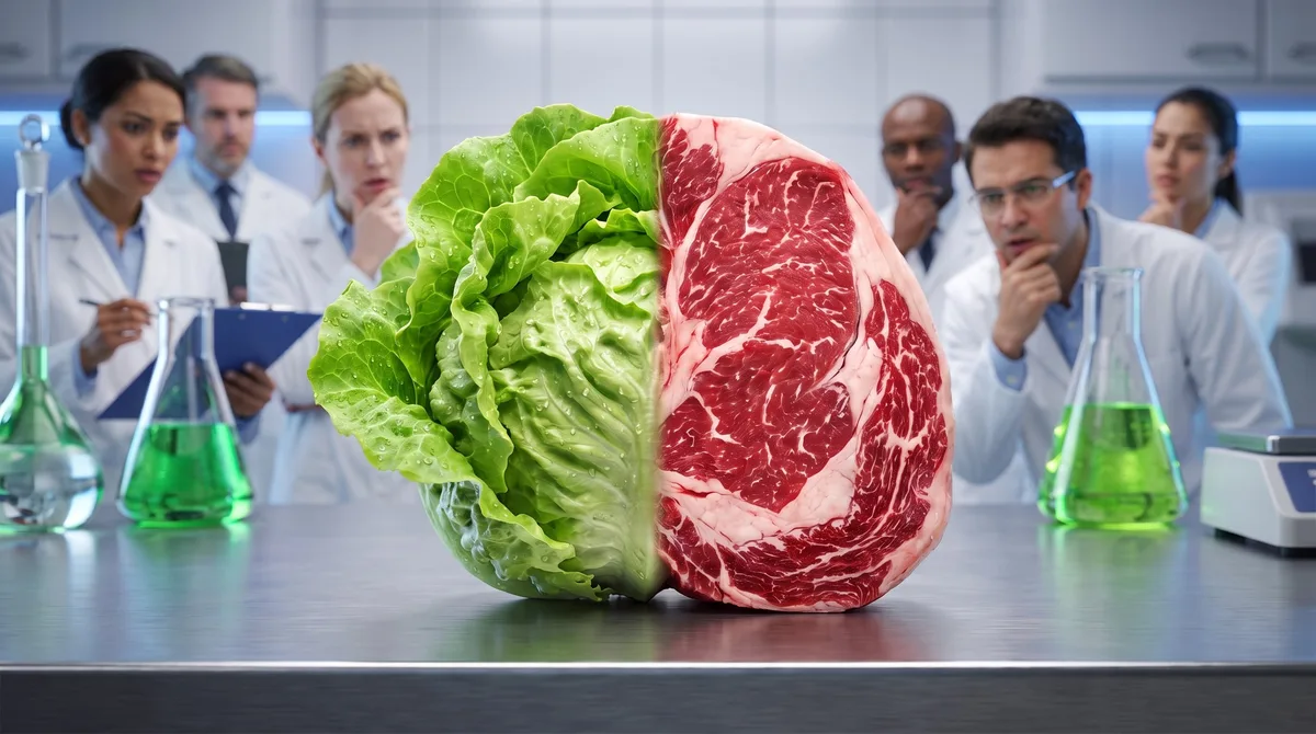 Crean una lechuga que puede generar una proteína de la carne: cómo funciona
