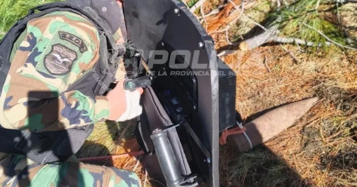 Encuentran un peligroso proyectil de artillería en una zona rural: debieron recurrir a fuerzas especiales para su detonación