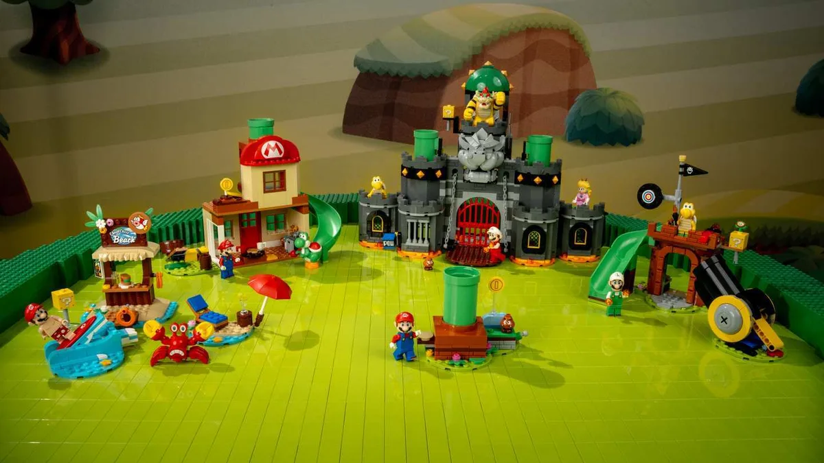 First look: Lego reimagines its Super Mario range with new sets and the first-ever Mario minifigures