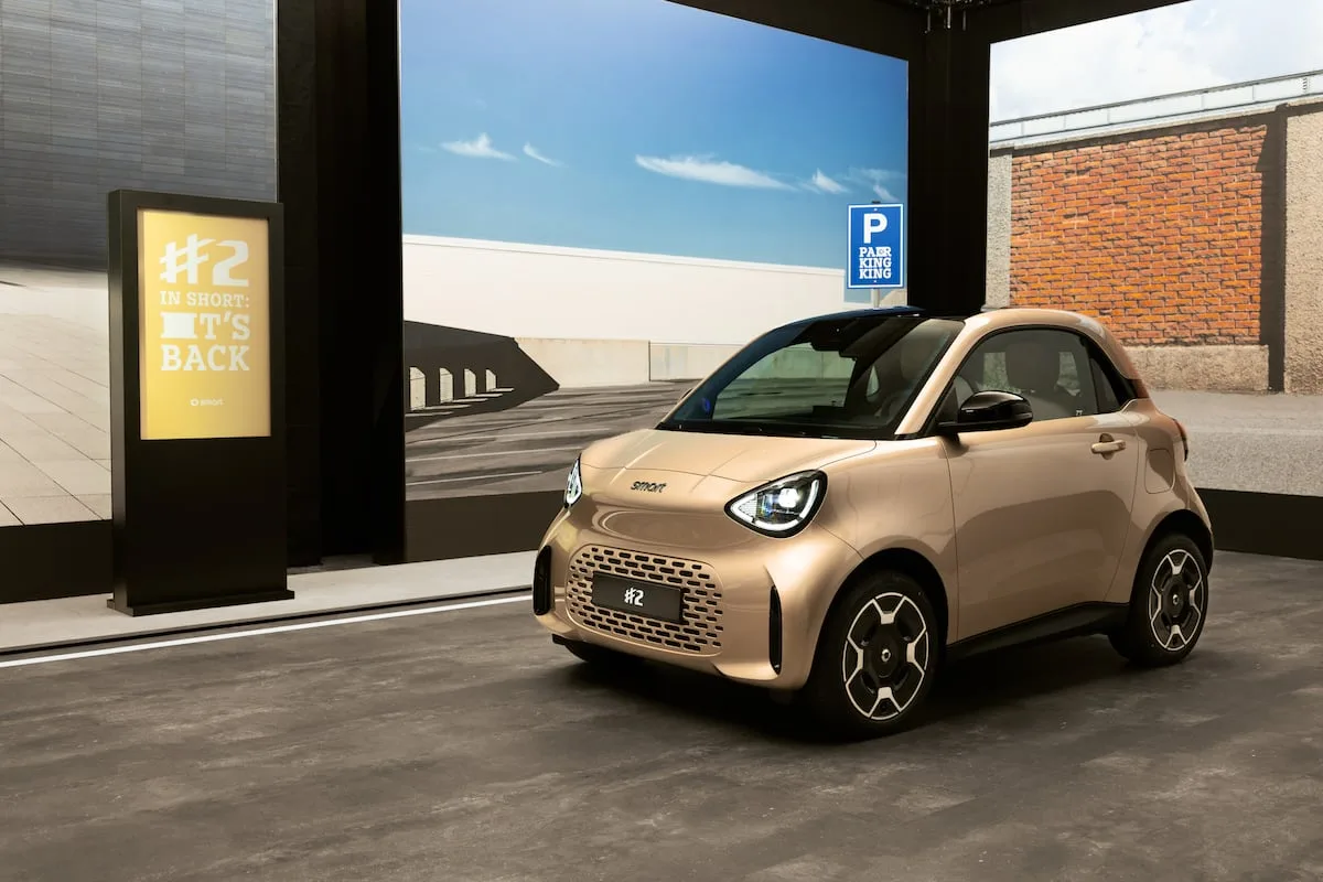 Smart #2 returns as an all-electric successor to the Fortwo