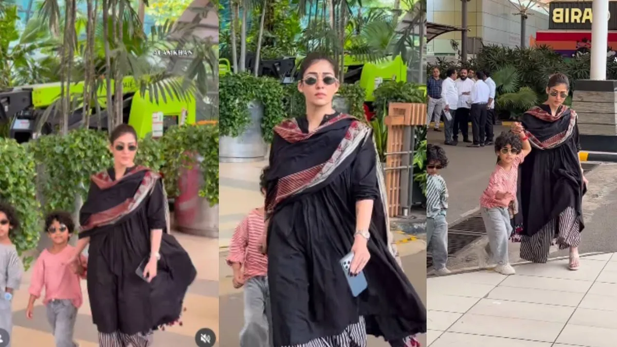 Nayanthara's supermom moment with twin sons Uyir and Ulag wins hearts