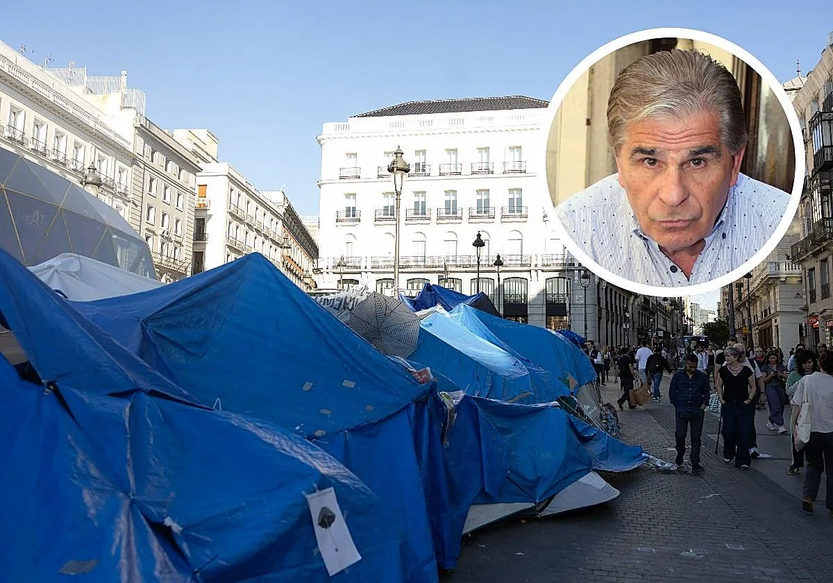 Pedro Ruiz: «La acampada en la Puerta del Sol degenera. Como el país. En estos momentos de histeria creciente, la razón y la sinrazón se ponen la misma máscara»
