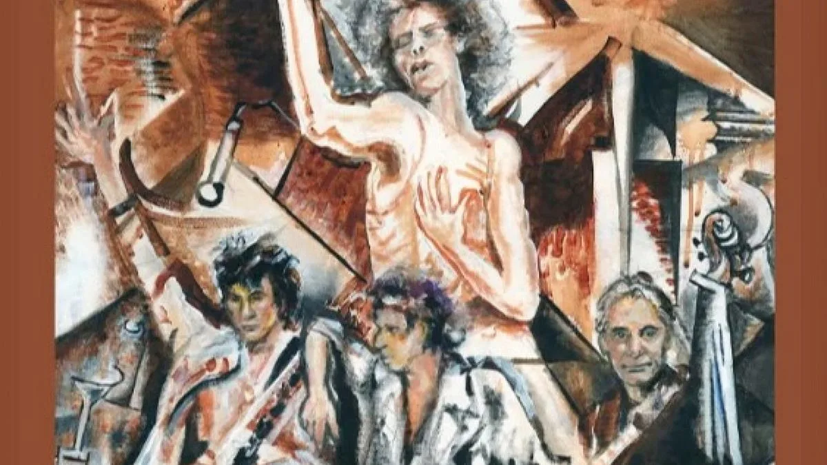 Ronnie Wood unveils nude painting of Rolling Stones bandmate Mick Jagger