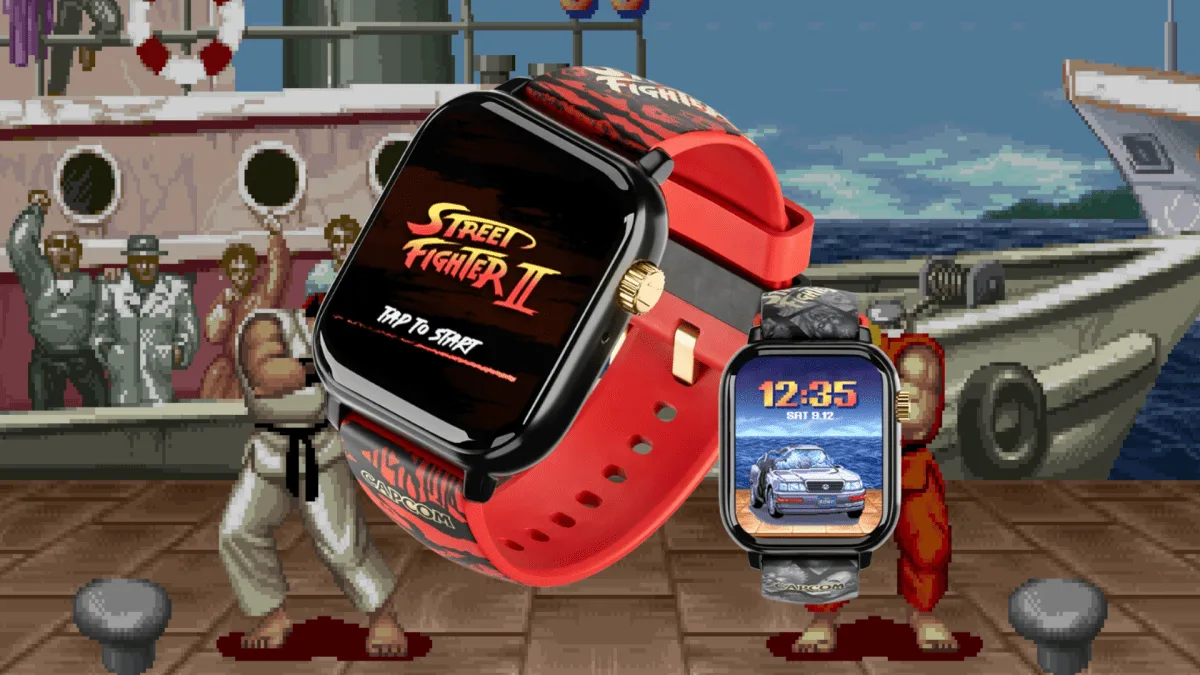 Cette montre Street Fighter II bien trop cool permet de jouer au jeu en ayant l’heure