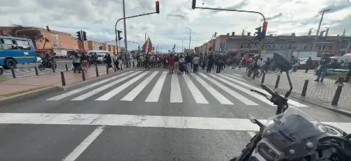 Manifestantes bloquearon vías en el sur de Bogotá y afectaron la operación de TransMilenio: esto es lo que se sabe