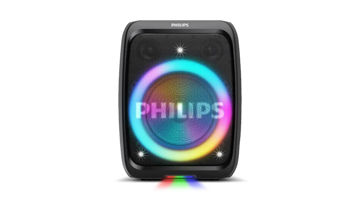 Philips traz ao Brasil caixa de som grandona com RGB e preço camarada