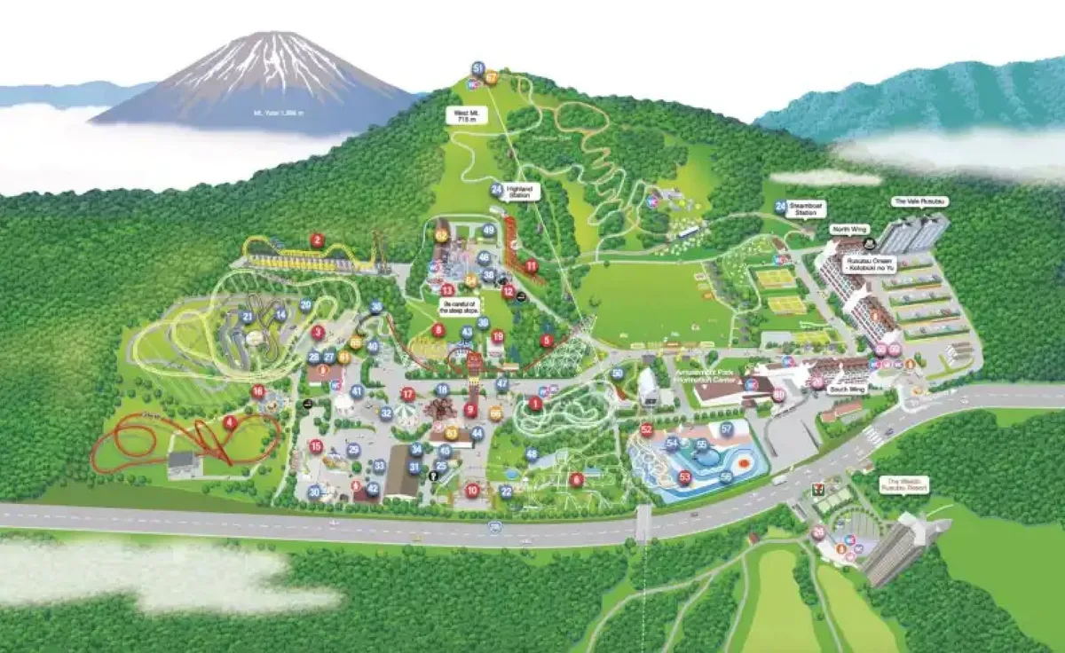 Rusutsu, la estación de esquí que tiene un parque de atracciones