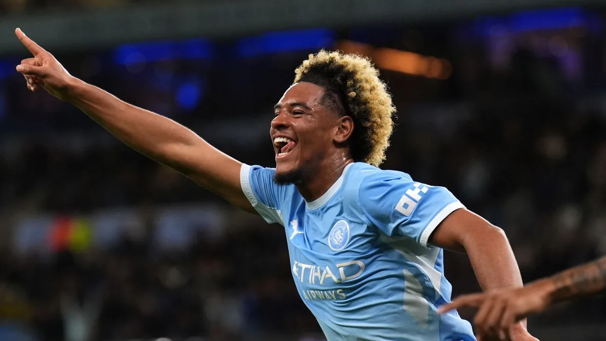 Chris Samba's son Floyd shines on debut with double as Man City ease past Norwich