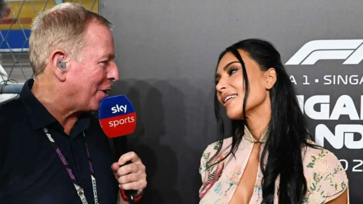 Kim Kardashian se enfrenta a Martin Brundle tras su desaire en el GP de Mónaco: "¿Acaso desconocía las reglas?"