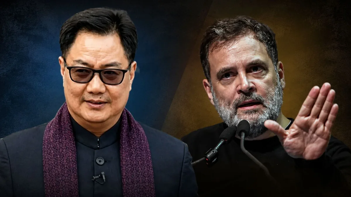Rahul Gandhi slams Centre over ‘police brutality’, Rijiju lists Congress-era incidents