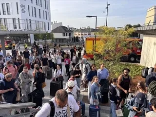 La gare de Laval évacuée après un départ de feu dans une rame d’un TGV, près de 800 personnes en attente