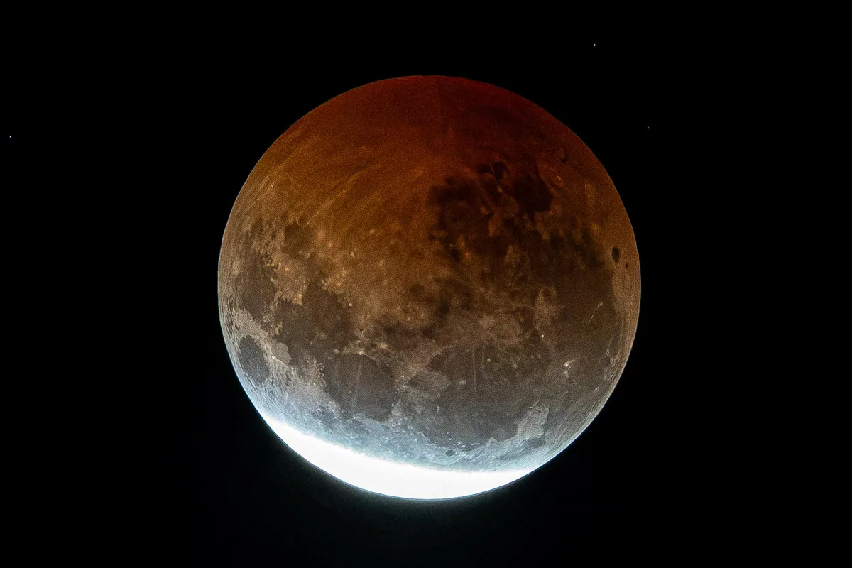 VIDEO: así se vio el eclipse lunar desde Venezuela, último espectáculo astronómico del año