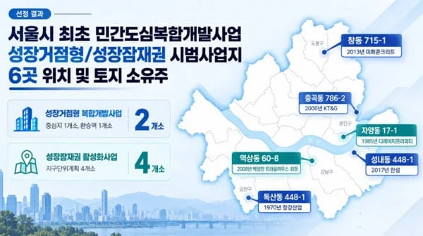 "회장님 땅도 선정?"…서울시, 기업·재벌 땅에만 용적률 1300% 특혜 논란