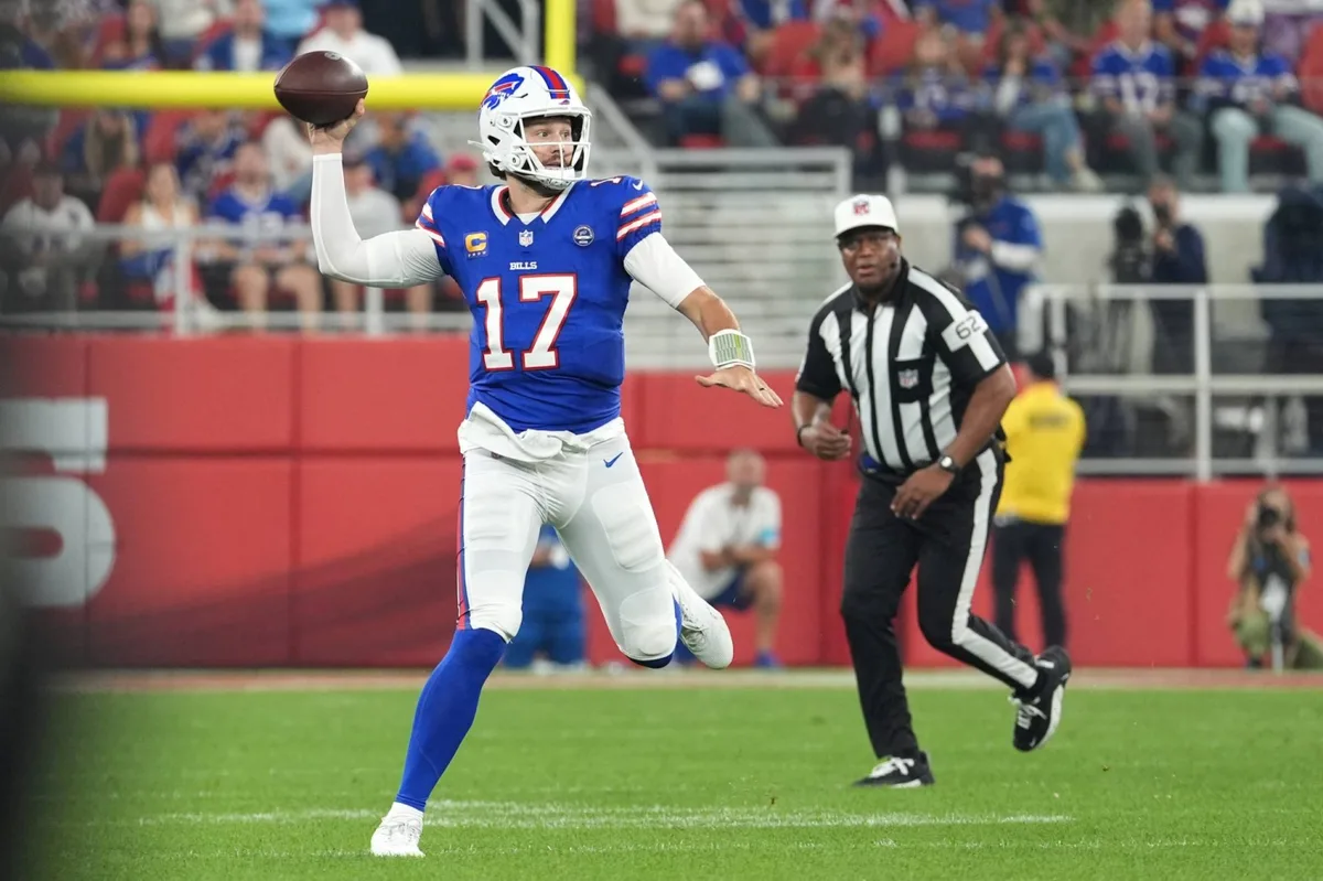 Allen lights up Bills’ new stadium with 41-31 win over Lions