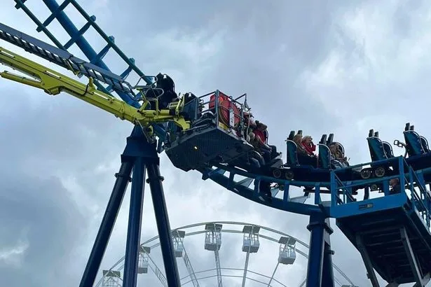 Dozens trapped 50ft up on Wipeout rollercoaster at Pleasurewood Hills as fire crews rush to scene