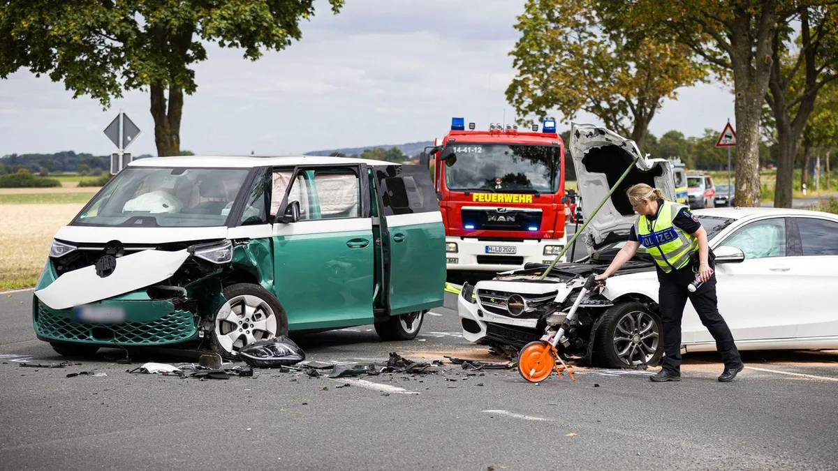 Unfall: Zwei Kinder bei Unfall bei Barsinghausen verletzt