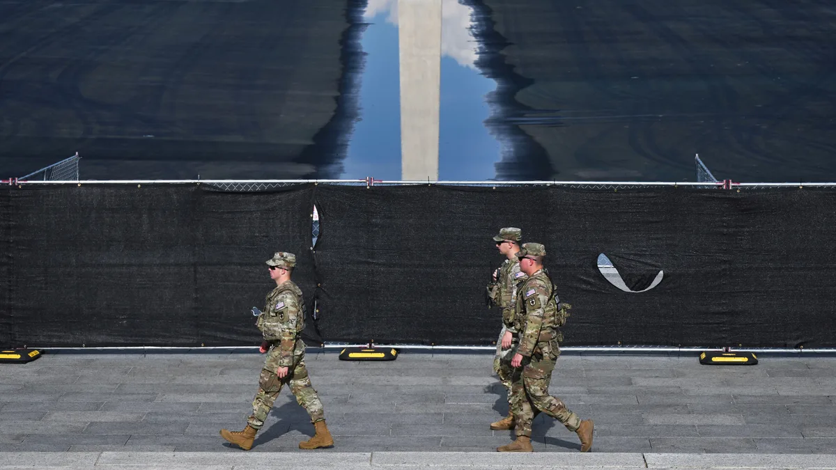 An American City, With Troops on Its Streets