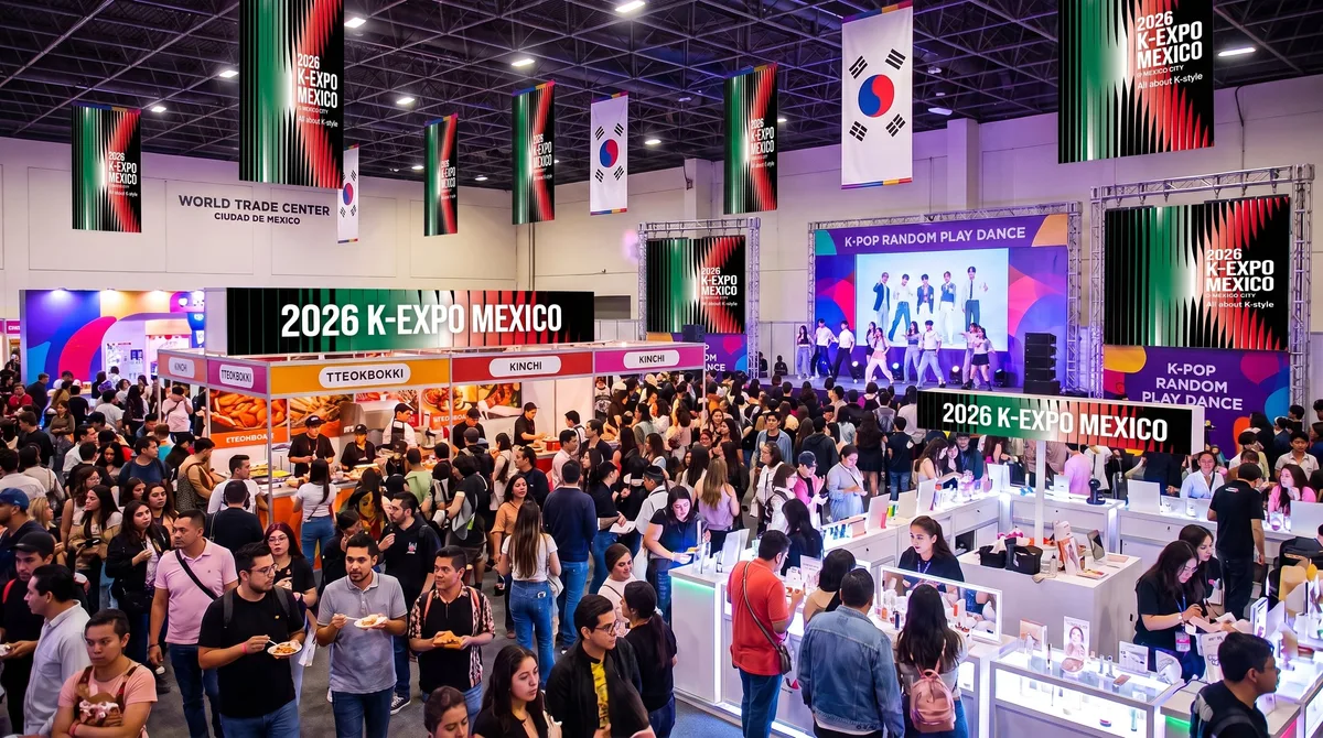 K-Expo 2026 trae gastronomía coreana, K-Pop y K-Dramas a la CDMX