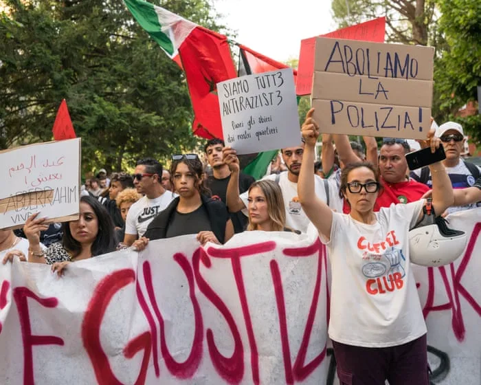 ‘Migration has been weaponised’: Italy’s security law criticised after death of Moroccan man in police restraint