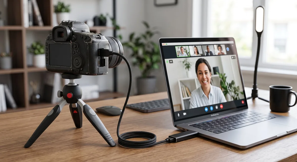 Transforma tu cámara DSLR o compacta abandonada en una webcam 4K para Zoom y Google Meet