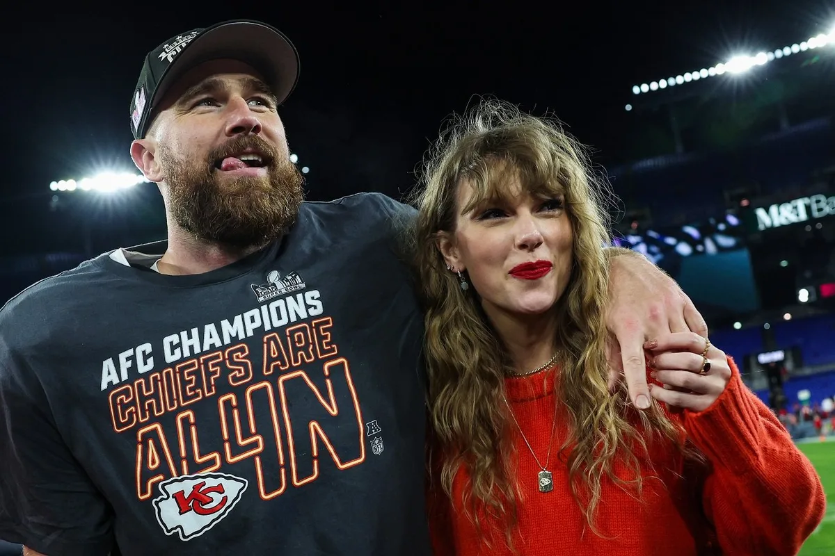 'Foi uma noite insana': Travis Kelce fala pela 1ª vez sobre casamento com Taylor Swift: