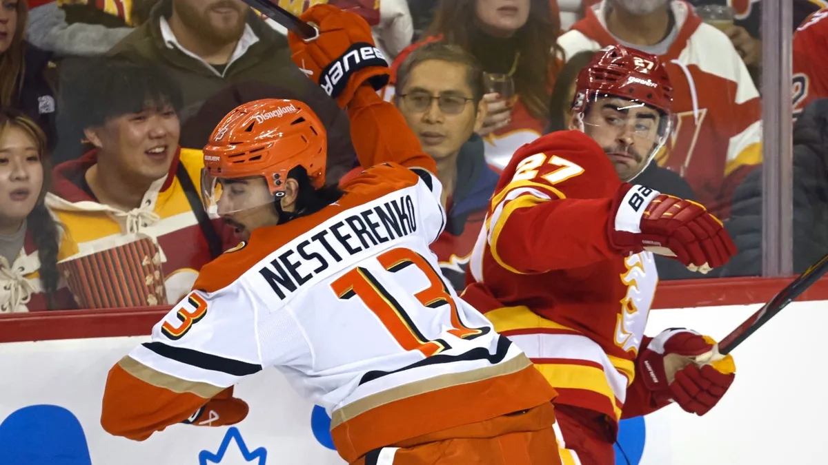 Flames fall to 0-5 with loss to Ducks