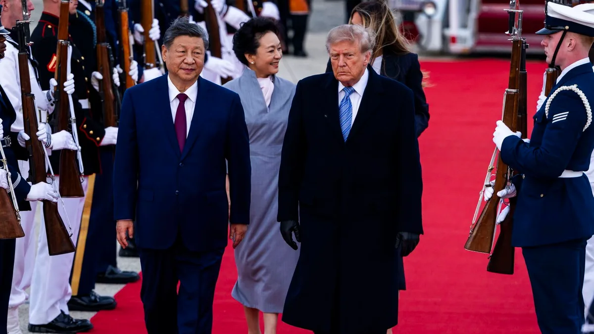 Trump despliega la alfombra roja para Xi Jinping en una inusual bienvenida a Washington