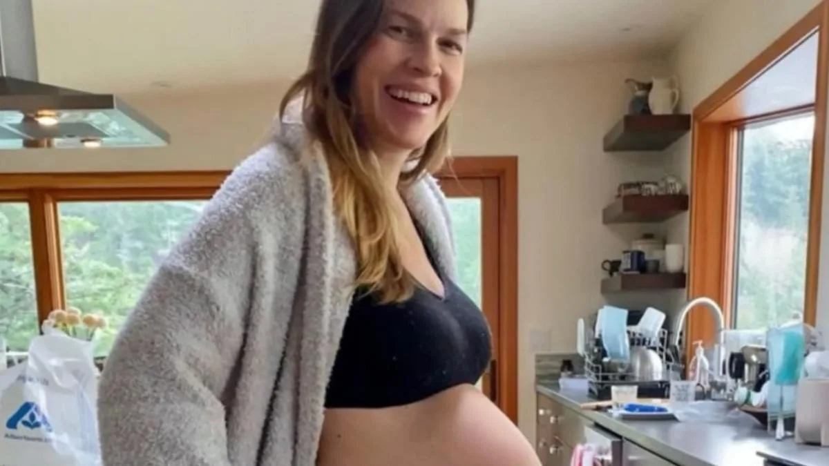 Hilary Swank, 52, reveals surprise third pregnancy with glow-in-the-dark dance post
