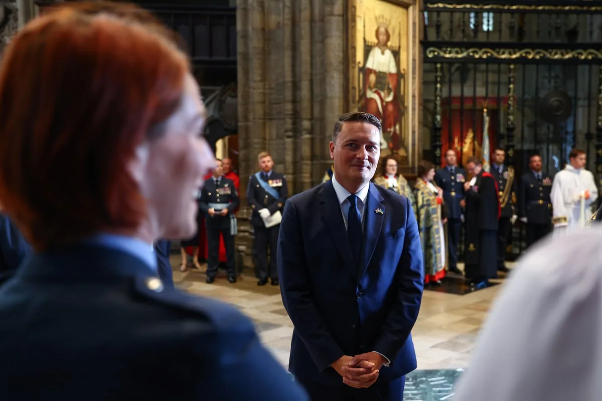 Streeting joins military at Battle of Britain service at Westminster Abbey