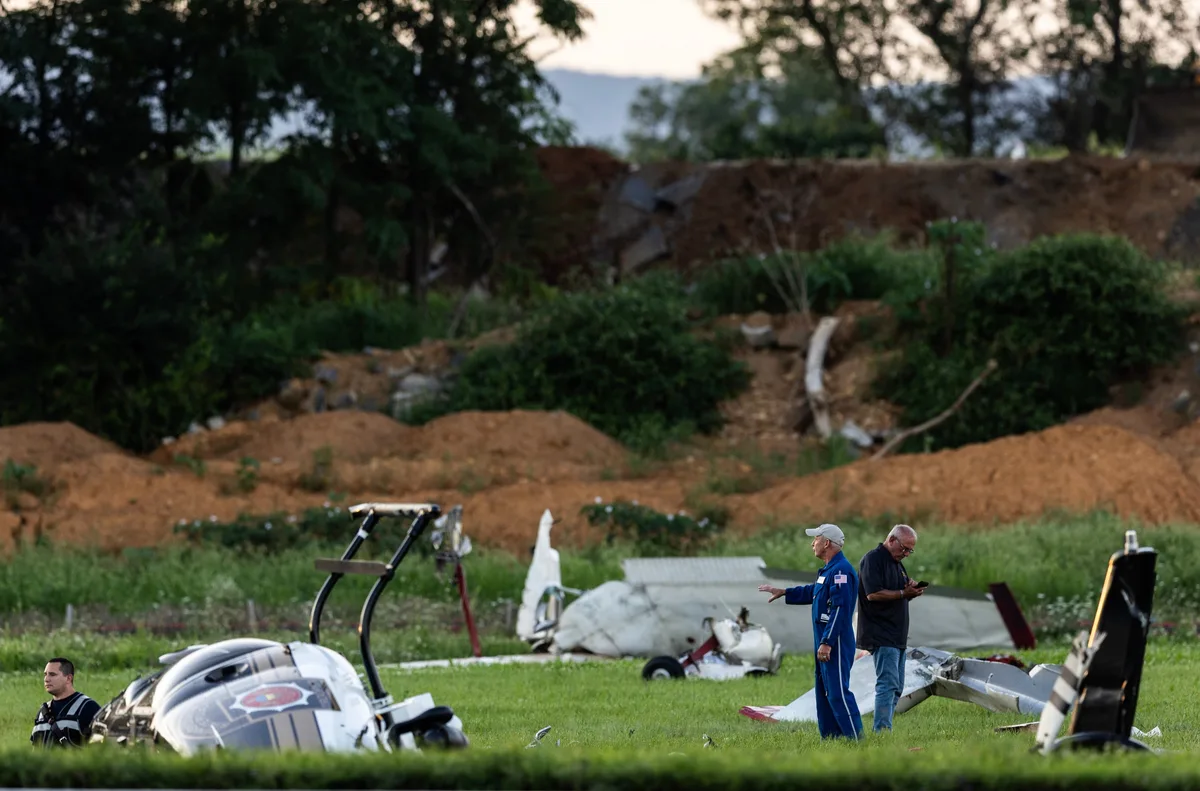 Investigators probe fatal crash after airplane collides with Pennsylvania police helicopter