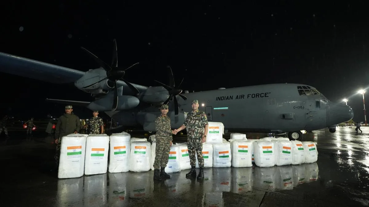 India provides 68.5 tonnes of relief, Bailey bridge, tunnel expertise to flood-hit Nepal