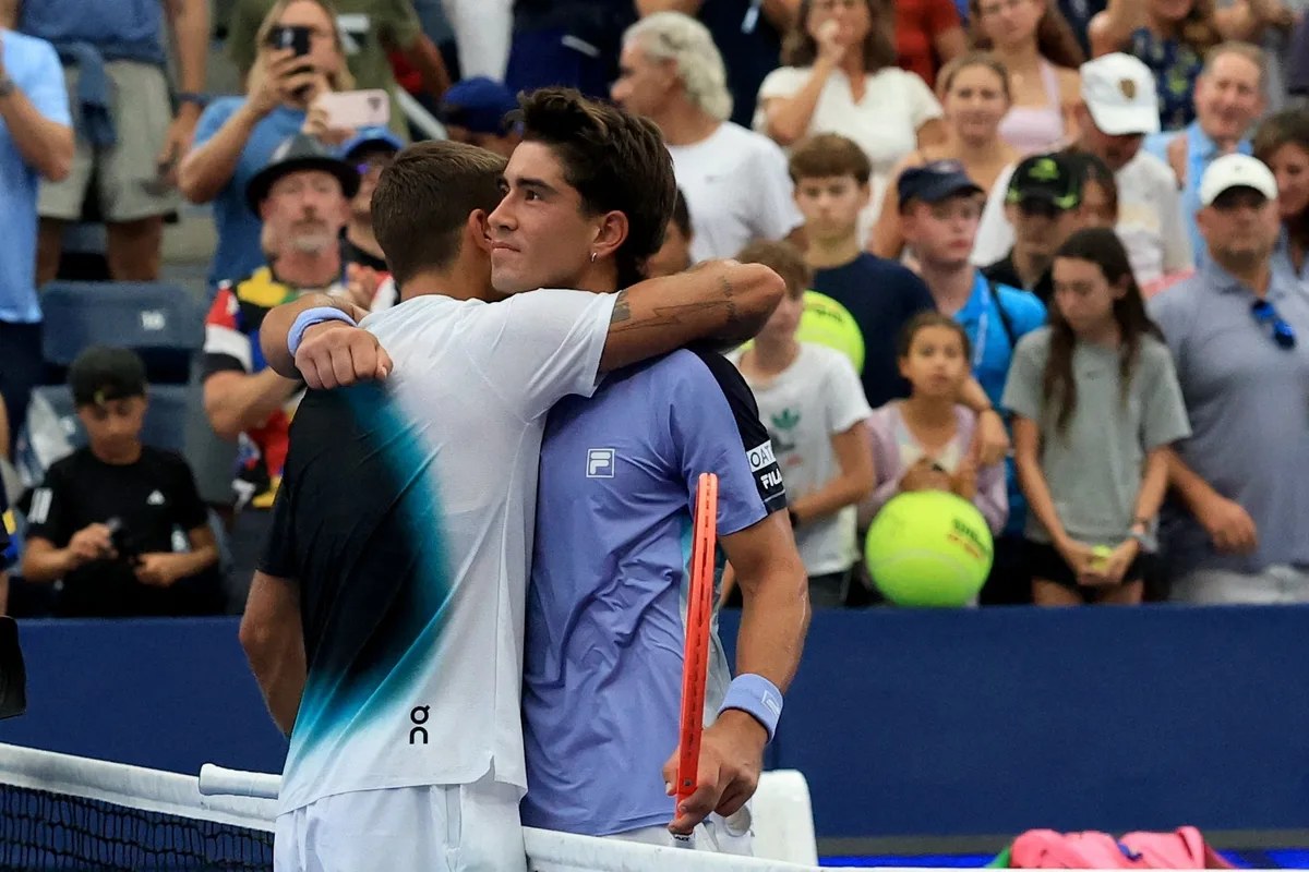 Francisco Comesaña tuvo contra las cuerdas a Flavio Cobolli en el US Open, pero cayó en el quinto set