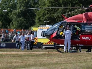 « C’est un scandale organisationnel » : le rallycross de Lohéac interrompu après l’atterrissage d’un hélicoptère du Samu