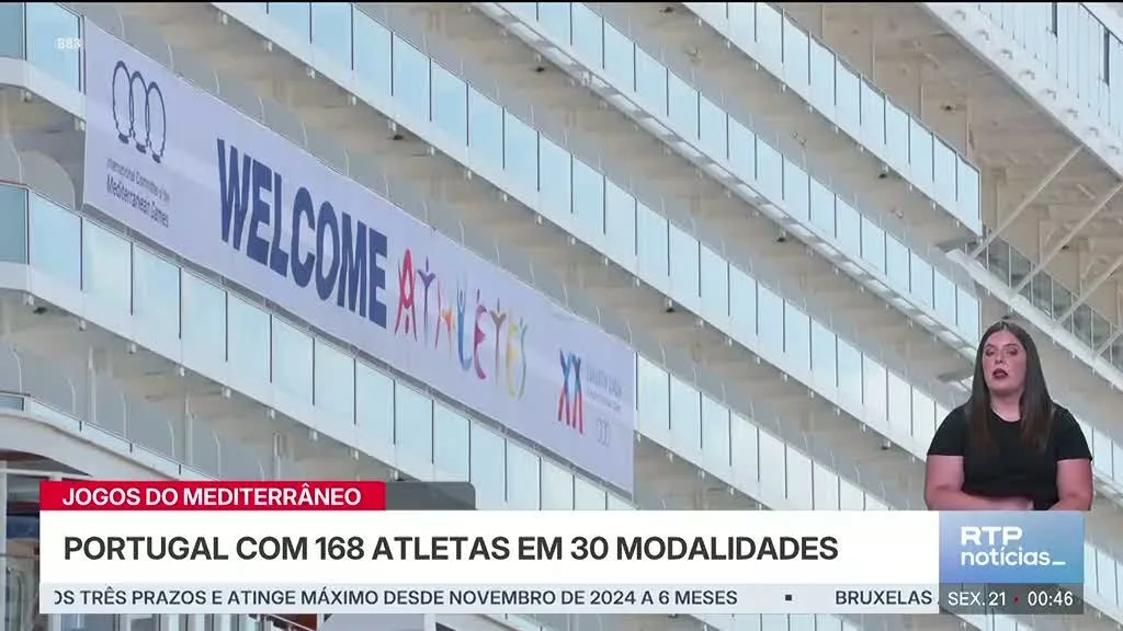 Jogos do Mediterrâneo: Itália acolhe competição com 168 atletas portugueses